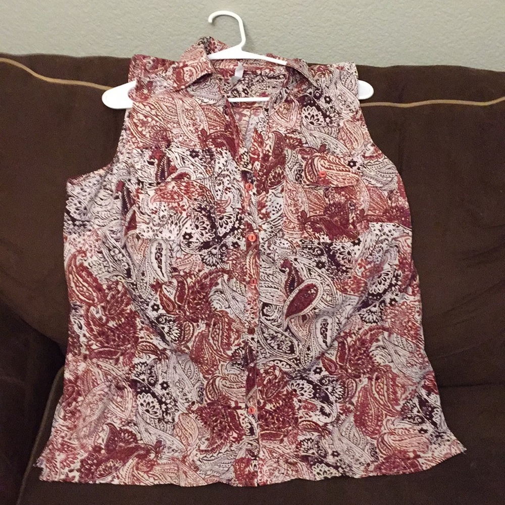 NY women’s collection sleeveless 1x blouse